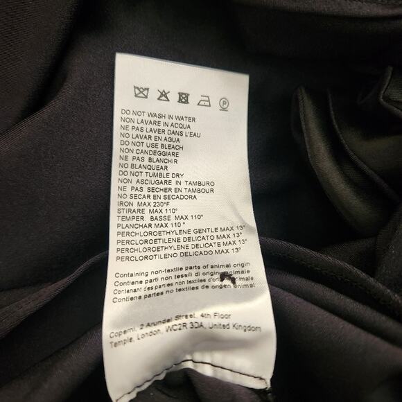 Coperni Rose Detail Bustier Mini Dress in Black Size Medium NWT Sold Out Revolve - Picture 14 of 15